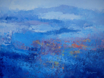 Symphony of Change   2015   Acrylic on canvas panel   76 x 51 cm   POR