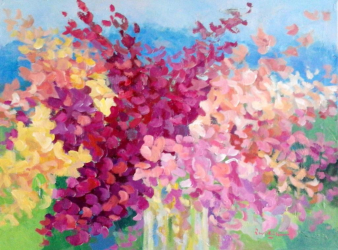 Happy September   2016   Acrylic on canvas   61 x 46 cm   POR