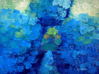 Memory I   2015   Acrylic on canvas panel   40.5 x 30.5 cm   POR