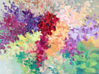 Celebration   2016   Acrylic on canvas   24 x 18 inches   POR   P258