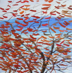 Autumn Leaves and Lake   2008   46 x 46 cm   POR