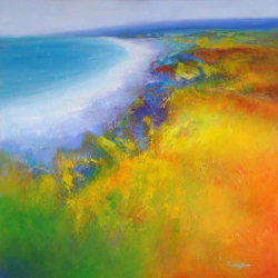 Coastal Journey   2009   Acrylic on canvas   122 x 122 cm   POR