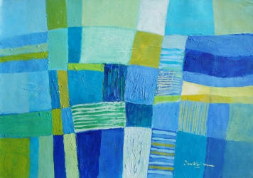 Interconnected World   2017   Acrylic on paper   29.5 x 20.5 cm   POR