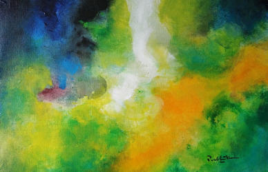 Aerial View 22A   2022   Acrylic on canvas 33 x 22 cm   POR