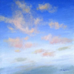 Floating Clouds   2017   Acrylic on canvas panel   30 x 30 cm   POR