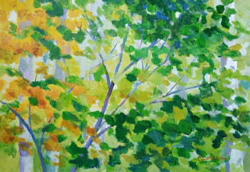 Good Day 15   2015   Acrylic on paper   29.5 x 20.5 cm   POR