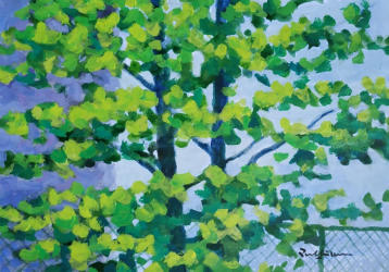 Hot Day Joy 18B   2018   Acrylic on paper   29.5 x 21 cm   POR