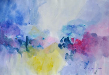 Joy in Garden 2   2014   Acrylic on paper   29.5 x 20.5 cm   POR