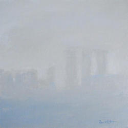 Haze, Singapore   2013   Acrylic on canvas panel   30 x 30 cm   POR