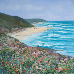 Sea and Sky 2012   Acrylic on canvas   30 x 30 cm   POR