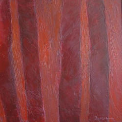 Rubber Tree (Red)   1994   Acrylic on canvas   61 x 61 cm   POR