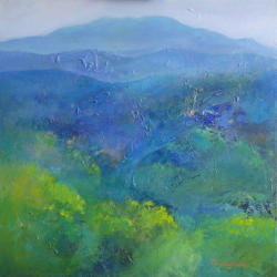 Mountains 091   2009   Acrylic on canvas   61 x 61 cm   POR