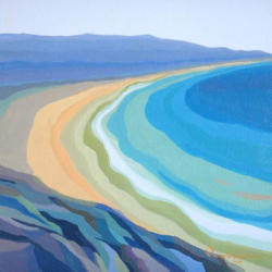 Mountain, Beach and Sea   2012   Acrylic on canvas   30 x 30 cm   POR